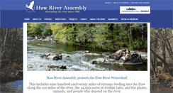 Desktop Screenshot of hawriver.org